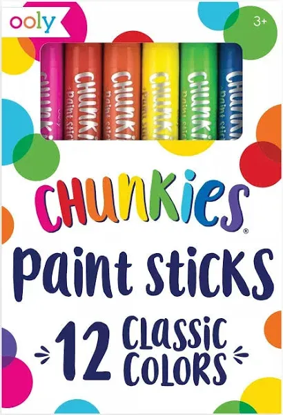 Ooly Chunkies Paint Sticks Set of 12