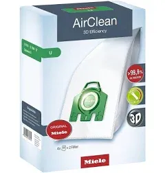 Miele Air Clean 3D Efficiency 4 Bags 2 Filters New Type U S7000 S7999 S7 U1