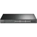 TP-Link TL-SG3428MP | 24 Port Gigabit L2+ Managed PoE Switch | 24 PoE+ Port @384W | 4 x SFP Slots | PoE Auto Recovery | Support Omada SDN | IPv6 , Static Routing | 5 Year Manufacturer Warranty