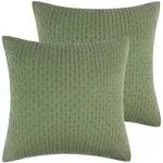 Levtex Home Cross Stitch Euro Sham Set of 2