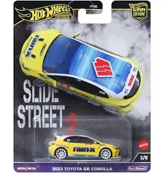 E ∞ Hot Wheels Premium 2024 Car Culture Slide Street 2 2023 Toyota GR Corolla