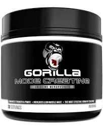 Gorilla Mind Mode Creatine – Monohydrate 100 Servings 