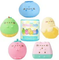 Hamee Pusheen The Cat [Surprise Blind Capsule] [Fruits Series] Cute Water Filled Squishy Toy [Birthday Gift Bags, Party Favors, Gift Basket Filler, Stress Relief Toys] (Assorted - 2 Pc.)