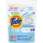 Tide Pods Free & Gentle Laundry Detergent Pacs 57 Count