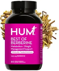 HUM Best of Berberine 1200mg - Pure Potency for Healthy Cholesterol Support... 