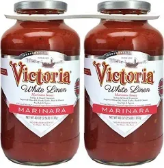 Victoria White Linen Marinara Sauce 40 oz