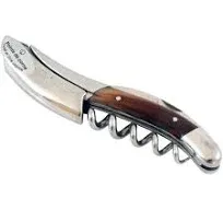 Laguiole en Aubrac Deluxe Sommelier Waiter's Corkscrew with Solid Horn Handle