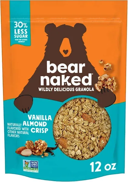 Bear Naked 45% Less Sugar V'nilla Almond Granola (12 oz)