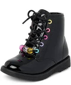 The Children's Place Baby Girls' Lace Up Combat Boot