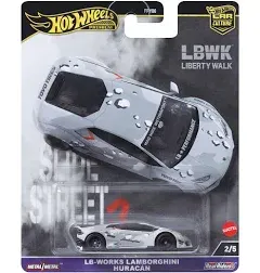 Hot Wheels Premium Slide Street 2 LB-Works Lamborghini Huracan 2/5 Liberty Walk