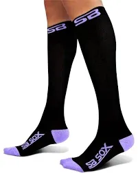 SB Sox Compression Socks (20-30mmHg) for Men & Women – Best Compression Socks for All Day Wear, Better Blood Flow, Swelling!