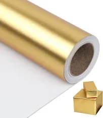 NESCCI Matte Metal Rose Gold Wrapping Paper