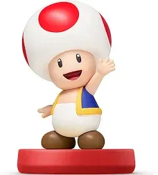 Nintendo Super Mario Toad Amiibo (US 1st Print)