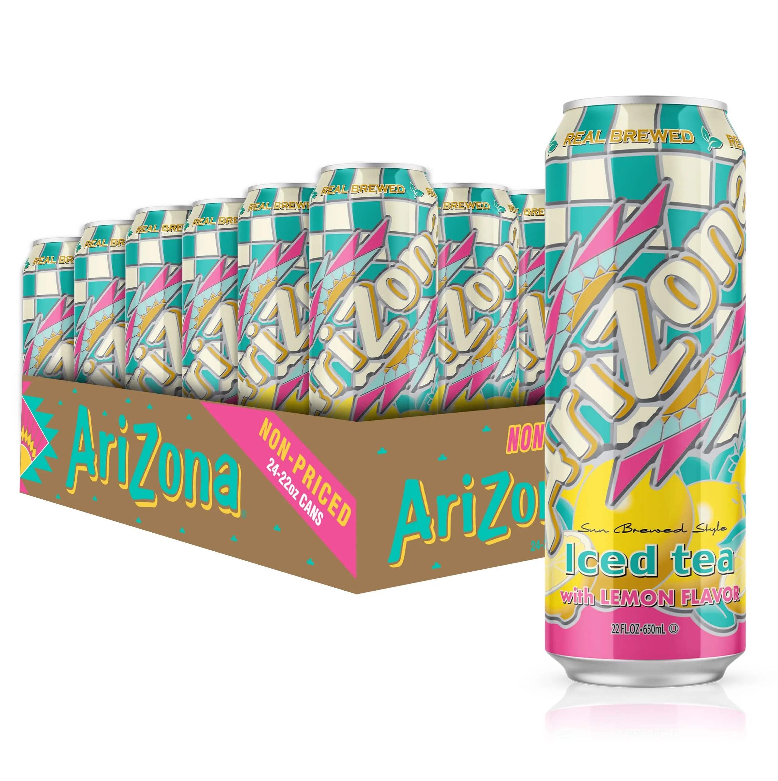 AriZona Iced Tea Lemon Flavor 23 Fl Oz