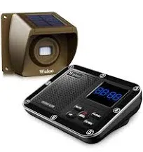 Solar Driveway Alarm Wireless Outside 1800ft Range, Outdoor Motion Sensor &amp; D...