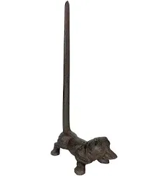 Unido Box Dog Dachshund Cast Iron Animal Paper Towel Holder