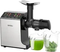 WHALL Slow Masticating Juicer - Cold Press Machine with Touchscreen