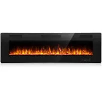 50&#039;&#039;Electric Fireplace Recessed &amp; Wall Mounted Heater Thin Remote ,NJ08810