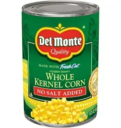 Del Monte Canned Whole Golden Sweet Kernel Corn, 15.25 Ounce (Pack Of 4)