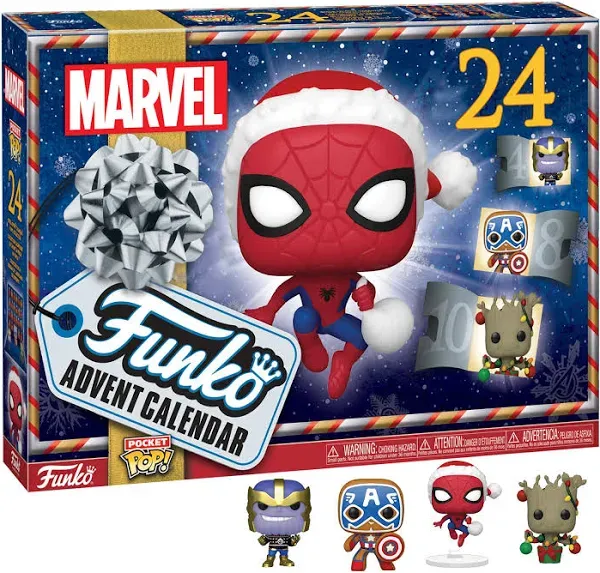 Funko Pop! Advent Calendar: Marvel - Holiday, Multicolor, One Size