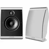 Polk Audio OWM3 Wall and Bookshelf Speakers | The Most High-Performance Versatile Loudspeaker | Paintable Grilles (Pair, White) (Renewed)