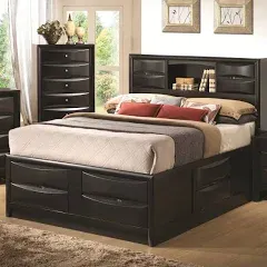 Coaster Briana Black King Storage Bed