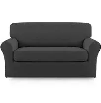 Easy-Going 2 Pieces Microfiber Stretch Sofa Slipcover