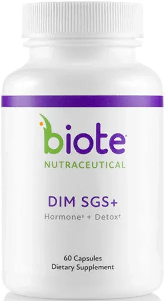 Biote Nutraceuticals - DIM SGS + - Hormone + Detox (60 Capsules) New EXp 04/2026