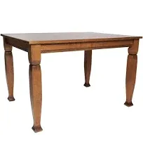 Flash Furniture Grace Solid Wood Dining Table with Turned Wooden Legs KER-T-799