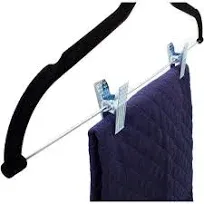 Brookstone Velvet Non-Slip Hangers with Clips