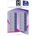 Member's Mark Alkaline AAA Batteries (48 Pack)