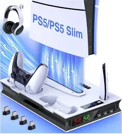 PS5 Slim Stand and Cooling Station