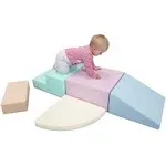 Iglu Soft PlaySoft Play Foam Block Set - Corner Climber Light Pastel