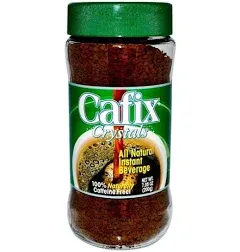 Cafix Coffee SUBSTITUTE Crystals Jar 7.05 Ounces