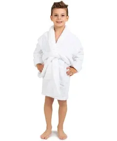 BC Bare Cotton Boys Microfiber Fleece Hooded Robe