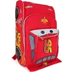 Trendy Apparel Shop Kid's Boys 95 Radiator Springs Car Shaped 16" Backpack - Red