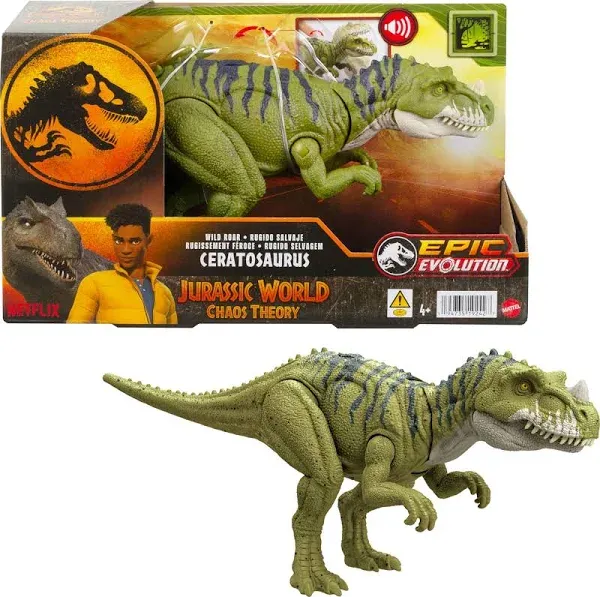 Action figure Jurassic World Epic Evolution Wild Roar Ceratosaurus Figure Jurassic Park 