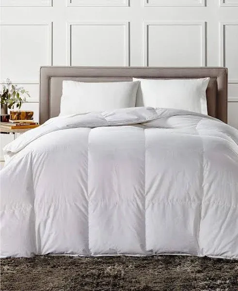 Charter Club White Down Medium Weight Comforter, Full/Queen, Exclusively at Macy's - White