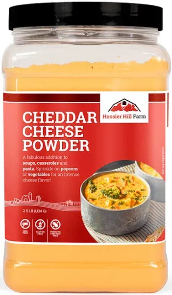 1LB Cheddar Cheese Powder - Made from Real Cheese - Perfect for Snacks &amp; Sauces