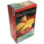 Jamaican Style Patties, Baked (Spicy), individually Wrapped Patties (10)