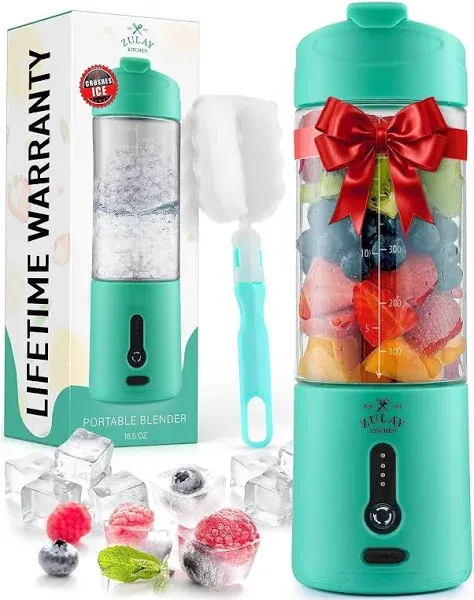 Personal Blender - 18oz Rechargeable Blender that Crushes Ice