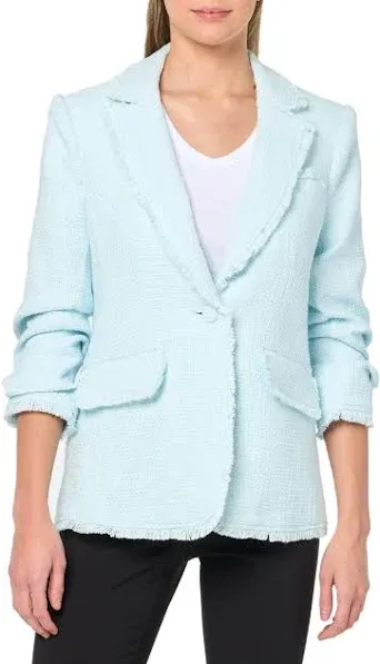 Cinq à Sept Women's Khloe Boucle Blazer - Shadow - Size 10