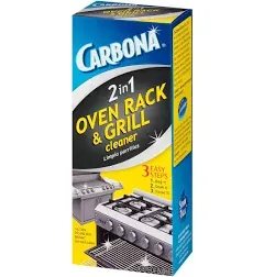 Carbona Stainless Steel Blue No Scent 2-In-1 Liquid Oven Rack and Grill Cleaner 16.8 oz.