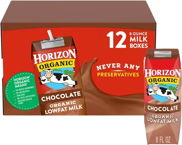 Horizon Organic 1% Lowfat UHT Chocolate Milk - 12-8 Fl. Oz.