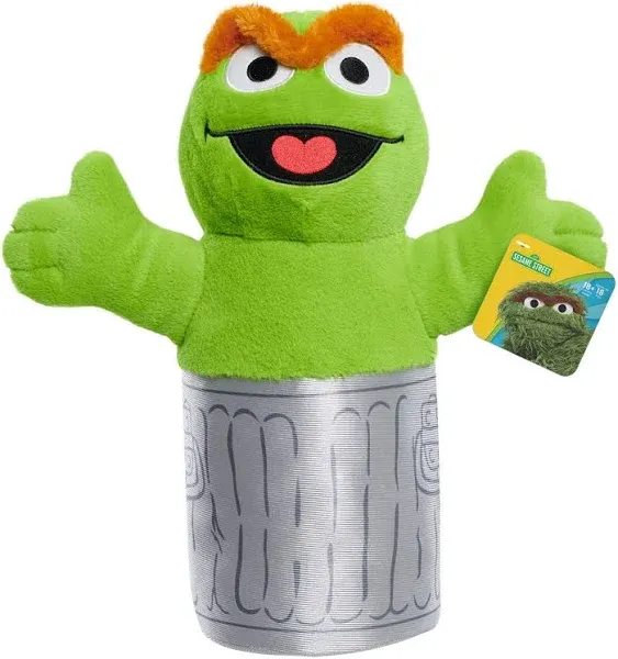 SESAME STREET OSCAR THE GROUCH 12&#034; PLUSH DOLL ~ 2023 ~ EUC