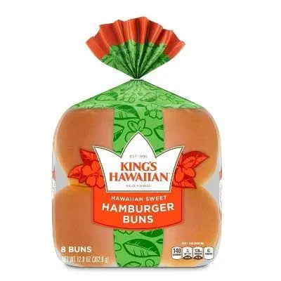 King's Hawaiian Sweet Hamburger Buns