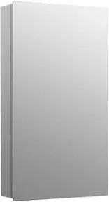 Kohler K-55061-NA Embark Slim Rectangular Medicine Cabinet, 15" x 26"