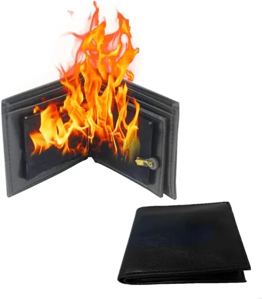 TSY Tool Magic Trick Fire Flaming Wallet