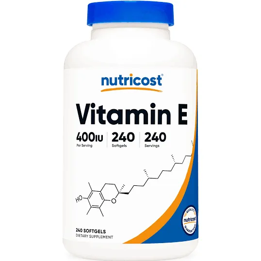 Nutricost Vitamin E 400 IU, 240 Softgel Capsules