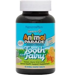 Nature's Plus Animal Parade Tooth Fairy 90 Vanilla Chews